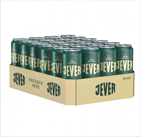 24 x Jever Pilsener cans 0.5L 4.9% vol including one-way deposit