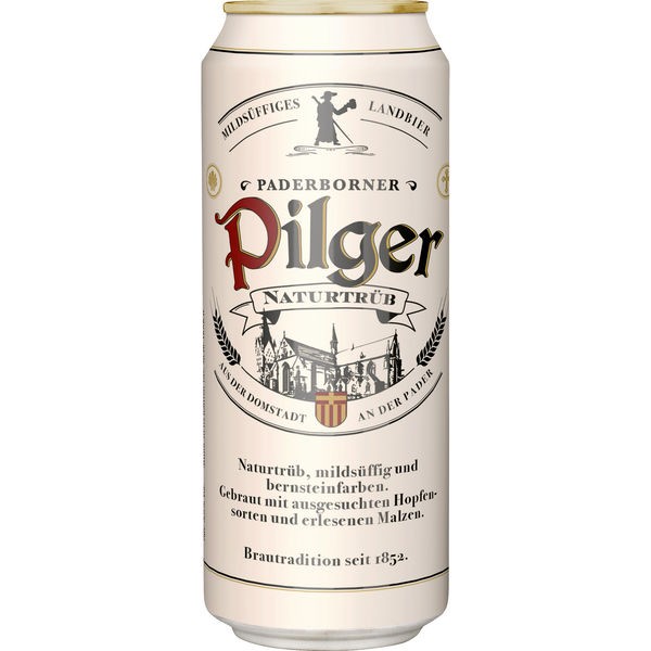 24 x Paderborner Pilger Landbier 0.5L can 5% vol.alc. ONE WAY