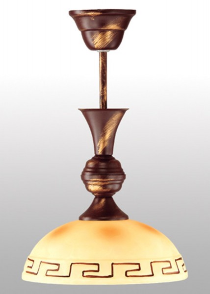 Lampex Pendelleuchte Greka 1 metal/glass 36 x 22 cm