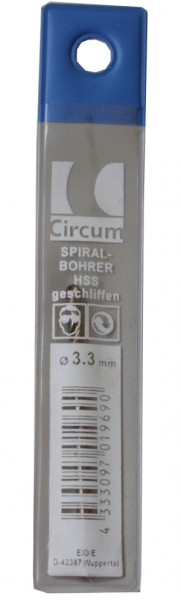 Spiralb. D338RN closed 3, 3 mm HSSCo T CIR