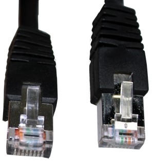 Network cable of crossover 1, 0 m black