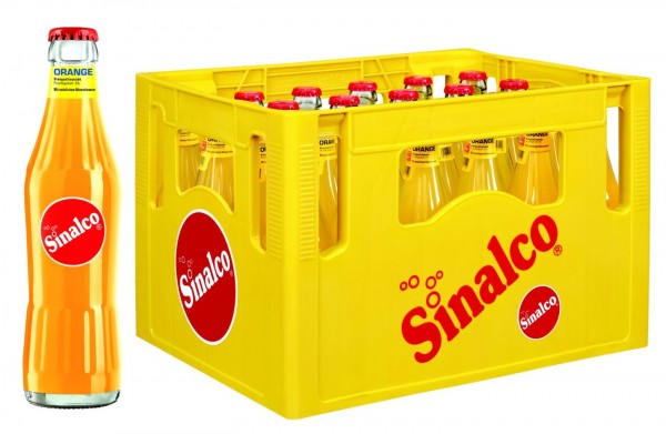 24 x Sinalco Orange 0.33L Original box glass bottle MULTI-PATH