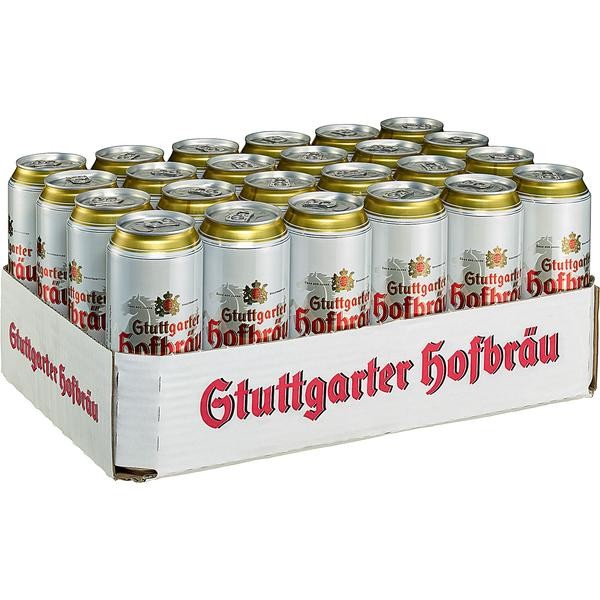 2 x 24x0,5L cans Stuttgarter Hofbräu Pilsner 4,9% Vol.