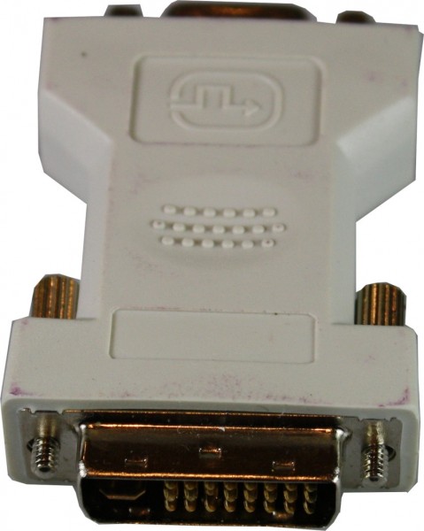 VGA/dvi adapter white