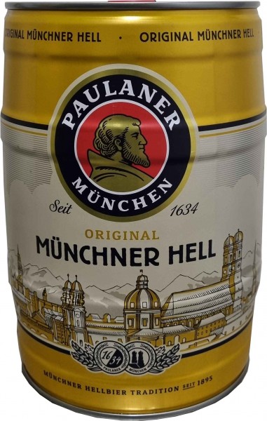 Paulaner Muenchner Hell 5 liters of 4.9% vol party box