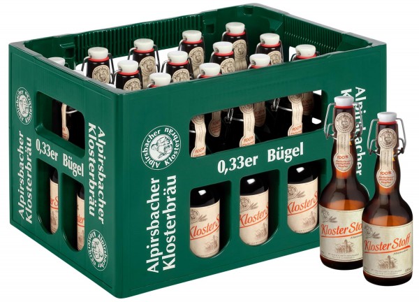 20 x Alpirsbacher Klosterbräu Monastery fabric Märzenbier 0,33L 5,9% vol. Original box