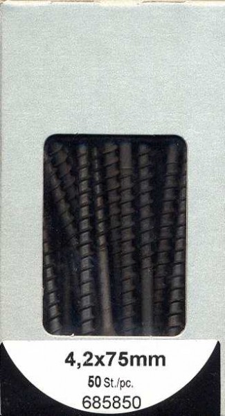 50 coarse thread drywall screws 4,2 x75mm