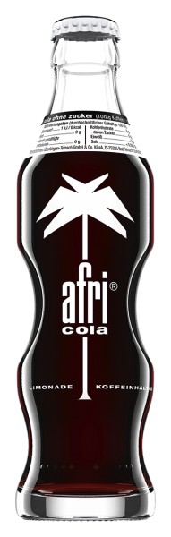24 x Afri Cola Refreshing Light 0.2L original box glass bottle returnable deposit