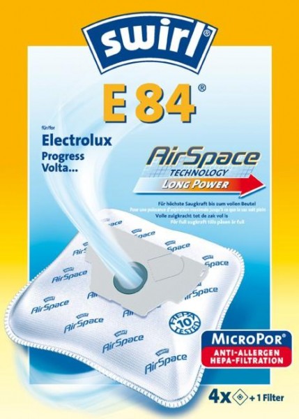 Swirl dust filter bag E84