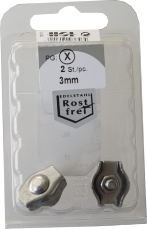 Stainless wire rope clip