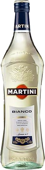 Martini Bianco 0.75L bottle of white vermouth