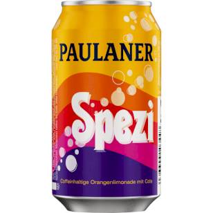 24 x Paulaner Spezi 0,33L can disposable