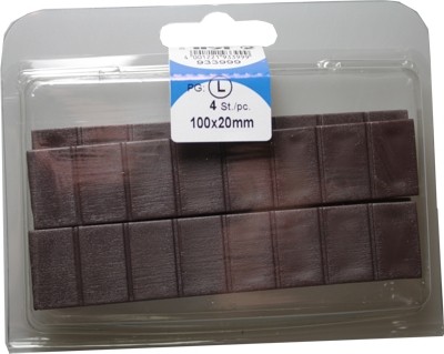 Furniture wedges plastic Brown 120x20mm