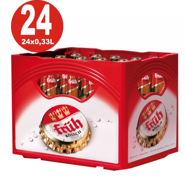 24 x Frueh Koelsch 0,33 Originalkiste 4,8% Vol