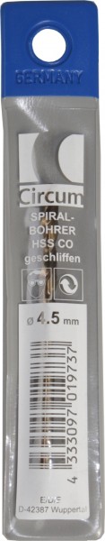 Spiralb. D338RN closed 4, 5 mm HSSCo T CIR