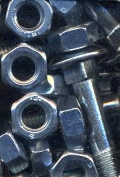 25 piece lock bolts with nuts M8 x 50mm