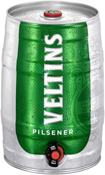 Veltins Pilsener 5 liter party keg 4.8% vol.