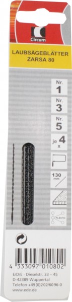 Scroll saw blade