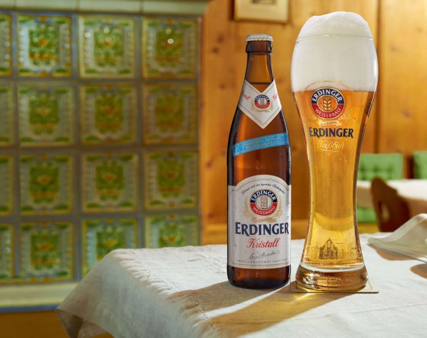 20 x Erdinger crystal clear wheat beer 0,5L original box 5,3% vol white beer