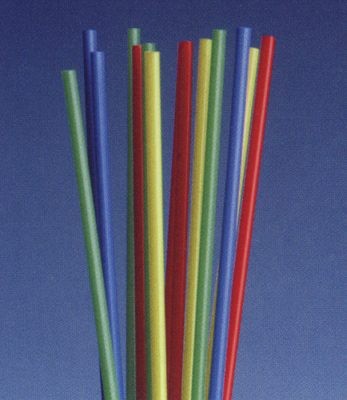Straws in assorted colors about 22 cm