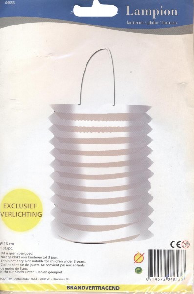 Lantern cylindrical shape