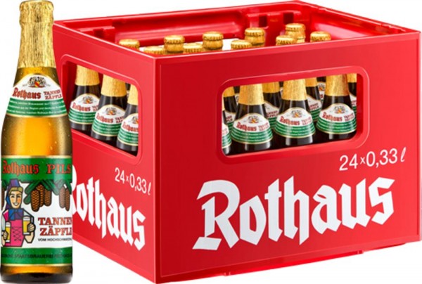 24 x Rothaus TannenzÃ¤pfle 0.33 L 5.1% alcohol