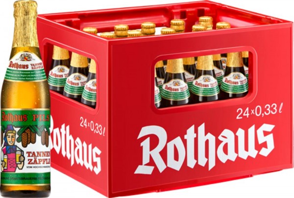 24 x Rothaus Tannenzäpfle 0.33 L 5.1% alcohol
