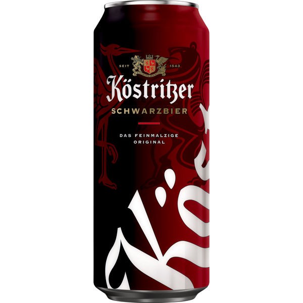 24 x 0.5L cans of Koestritzer Schwarzbierc 4.8 Vol._EINWEG