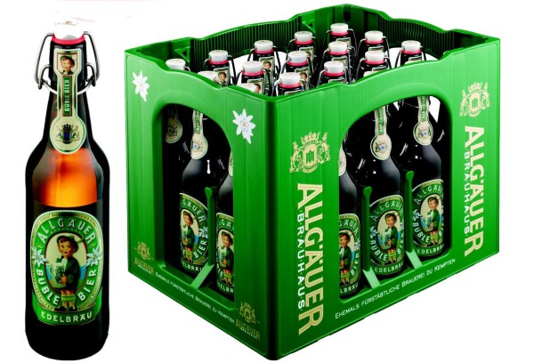 20 x Allgäu Büble The Bright Edelbräu 0.5L 5.5% vol. Original box MULTIWAY