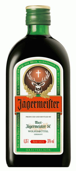 JÃ¤germeister herbal liqueur 35% vol. 0, 35 l