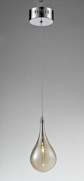 LAMPEX pendant lamp Ferrara 1 metal / glass 120 x 10 cm