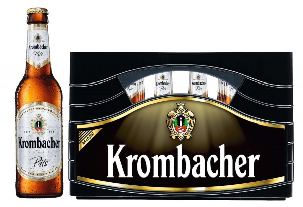 24 x Krombacher Pils 0,33L 4,8% vol.bottle carton