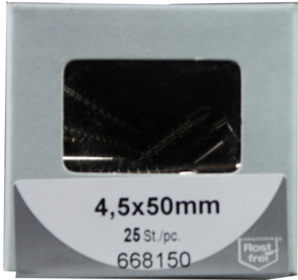 Chipboard screws Torx with Bohrsp. stainless steel 4, 5x50mm