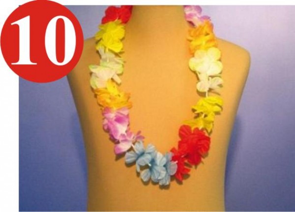 10 x Hawaiian chain...Bloom 5 cm