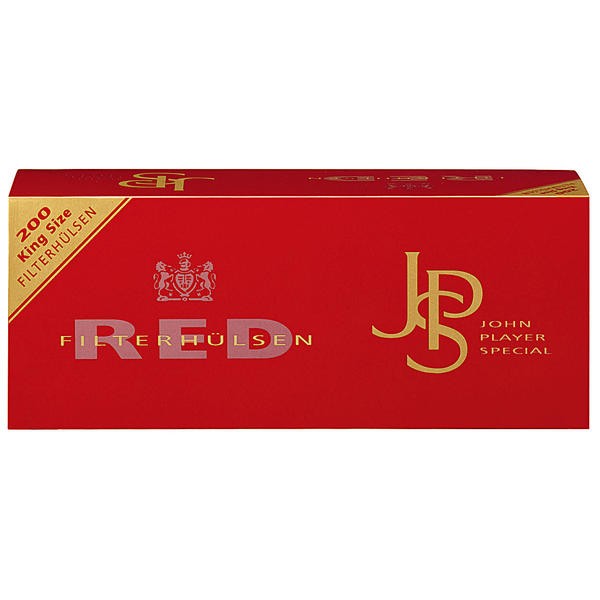 JPS red filter sleeves 200 King Size filter sleeves