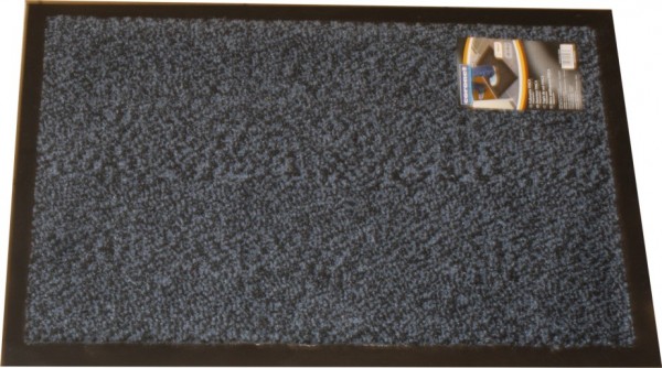 Coronet 3 pieces Finca dirt absorbent, Set, 60 x 40 cm, Blue / Brown / Gray, One Size