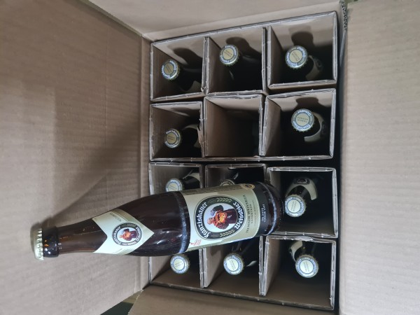 12 x Franziskaner yeast white beer nature cloudy 0,5L 5,0% vol. REUSABLE shipping carton