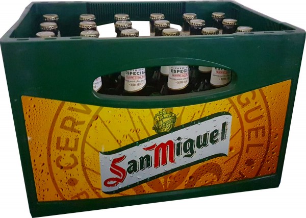 24 x San Miguel Especial 5.4% vol. 0.33l original case