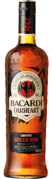 Bacardi rum Oakheart 35% vol. 0.7 L