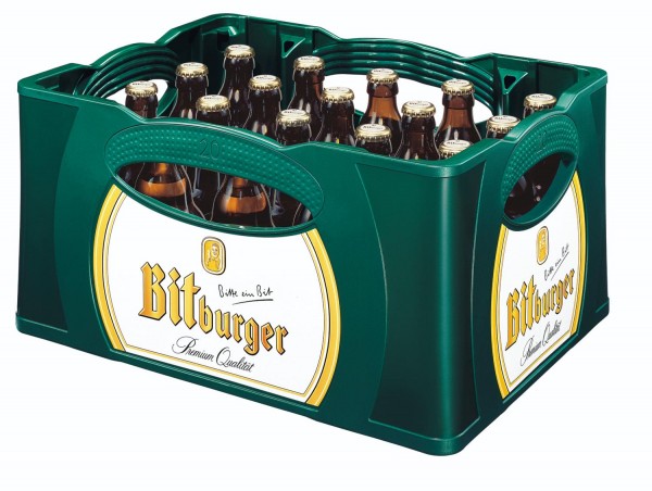 20 x Bitburger Premium Pils 0,33l - Steini Fläschle 4.8% vol. original case