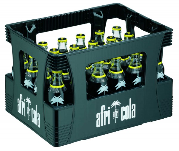 24 x Afri Cola 25mg 0,2L Original box glass bottle