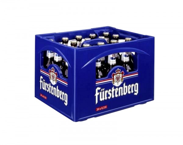 20 x Fuerstenberg Pilsner 0. 33 l Alokohol content: 4.8%