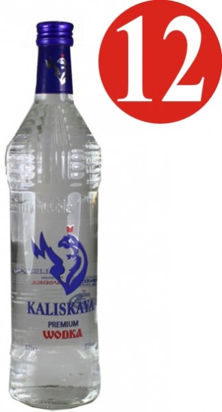 12x Kaliskaya premium vodka 37,5% vol.