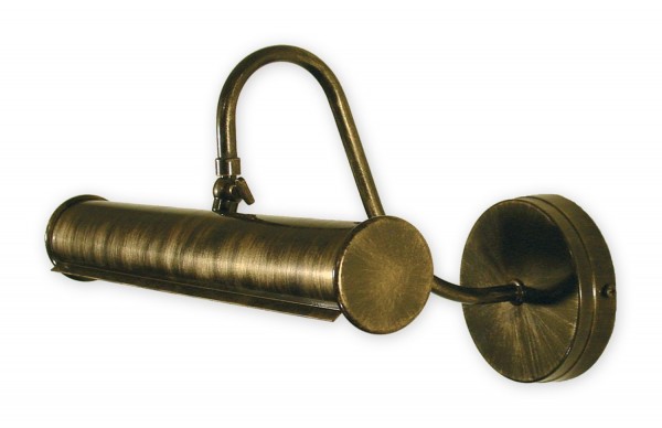 Lemir wall light obrazowy 1350 2 flames / olive + gold accents Steel Shade