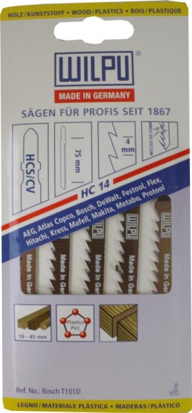 Jigsaw blades No. 14 A. hc 5 PCs.