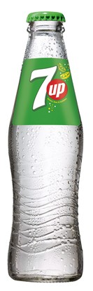 24 x Seven Up 0.2L lemonade original box glass bottle reusable deposit
