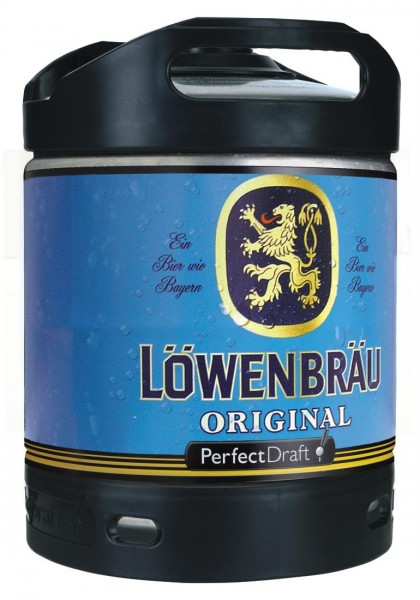 Lowebrau beer Original Perfect Draft 6 liter keg 5.2% vol