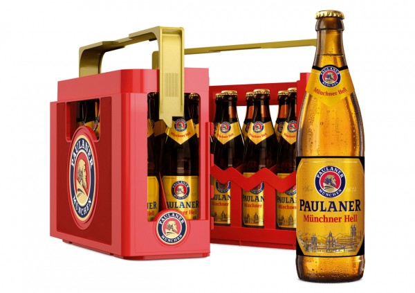 20 x Paulaner Munich bright 0.5 L - 4.9% alcohol in their original case