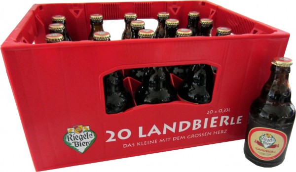 20 xRiegeler country beer steinibottles 0,33L 5,4% vol. Original box
