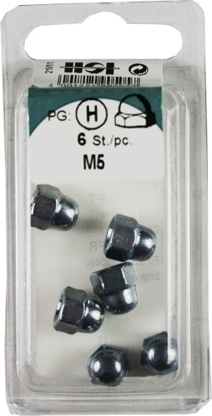 M5 galvanized Acorn nuts